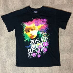 Vintage 2010 Justin Bieber World Tour Concert Tee | 2-Sides | Small